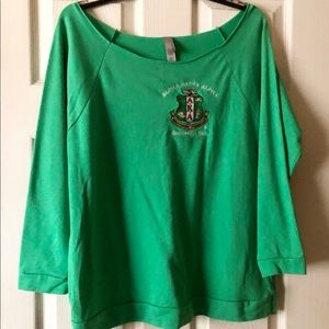 AKA large light sweatshirt material